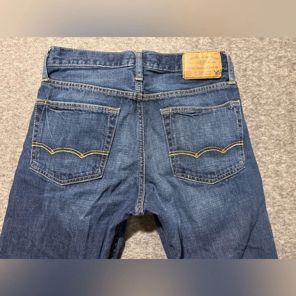 American Eagle jeans men’s 30x34 blue Relaxed Straight cotton comfort